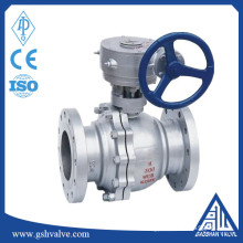 API A216 WCB trunnion mounted ball valve